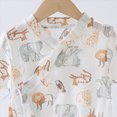 thumbnail image 4 of CAUYDY Infant Boy Romper Preemie Short Sleeve Sleepers for Girl Newborn Comfy Pajamas Spring Summer Baby Clothes 0-3M 6-9M 12-18M Sizes 12-18 Months,Beige, 4 of 5