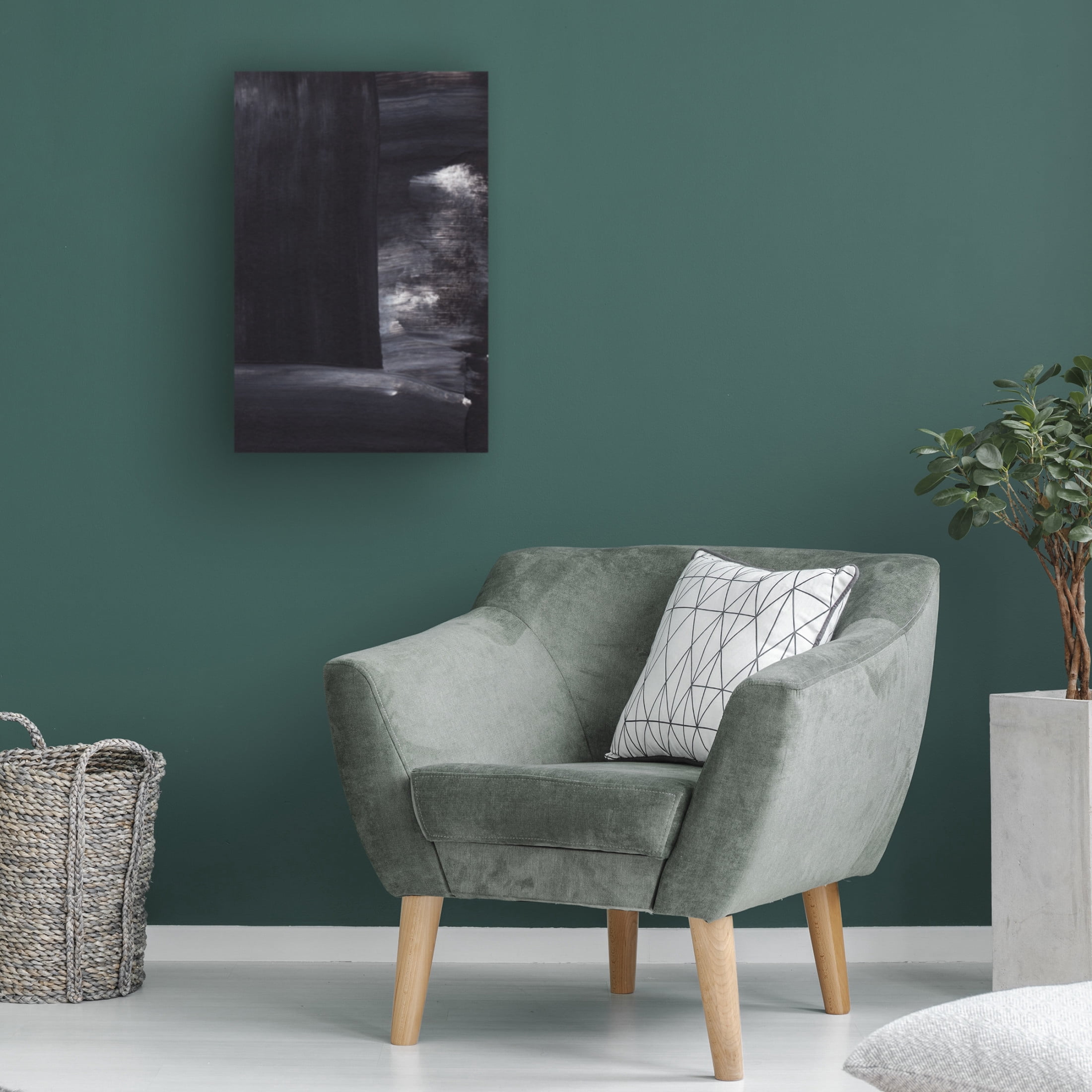 Trademark Fine Art uplusmestudio  Midnight Texture Canvas Wall Art
