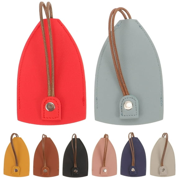 8-Piece Car Key Bag Set with Small Keychain Pouches, Cute Pull-Out Key Case Organizers for Car, House, and Office Keys