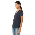 thumbnail image 3 of 6 Pack: BELLA+CANVAS Women's Relaxed V-Neck Heather T-Shirt, 3 of 5