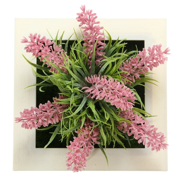 Creative 3d Artificial Flower Artificial Plant Wall Hanging Wall Decoration Wall Display Square Plant Frame Flower Frame For Home House Bedroom Living Room Office Cafe Decoration Walmartcom Walmartcom