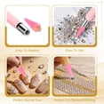 thumbnail image 4 of Uxcell 15 Pcs Wax Head Tips, Rhinestone Picker Tool Wax Pencil Tips Replacement, Gem Picker Accessories for Diamond Art Painting Nail Dual-Ended Dotting Pen DIY Craft, Pink, 4 of 7