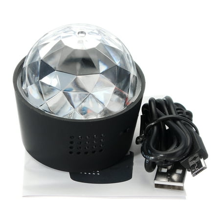 Car Music Rhythm Sound Disco DJ Stage Interior Light LED RGB Ball Lamp Light- Semi-Automatic/ Automatic