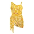 thumbnail image 6 of Tutolipy Pineapple and Coconut Pattern Girls' One Piece Swimsuit with Cover Up, Sun Protection Girls Swimsuit for Teens, Removable Bra 17-18 Years Old, 6 of 10