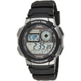 thumbnail image 2 of Casio AE1000W-1BVCF Reloj deportivo digital plateado y negro para hombre con banda de resi Casio Casio, 2 of 2