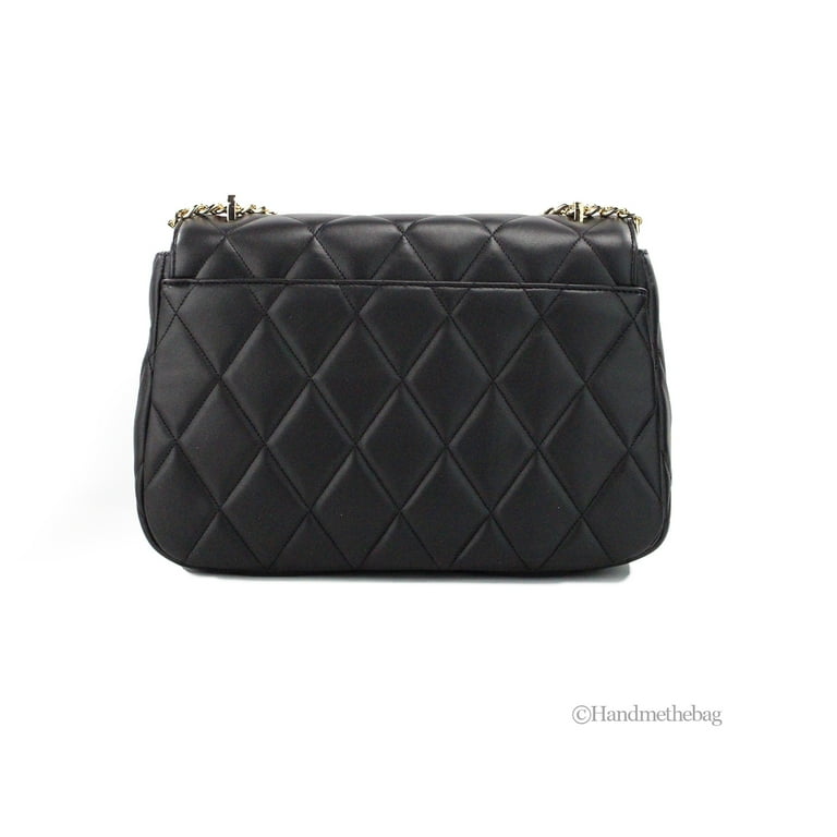 Kate Spade Carey Medium Black Quilted Flap Shoulder Bag Kate Spade Carey Medium Black Quilted Flap Shoulder Bag