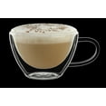 thumbnail image 2 of Luigi Bormioli Thermic 13 oz Cappuccino Double-Wall Glasses, 2 Count (Pack of 1), Clear, 2 of 2