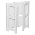 thumbnail image 5 of Regency Flip Flop 28 in 2 Shelf High Folding, No Tools Assembly, Solid, Wood Bookcase- White, 5 of 8