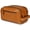 Tan, variant on Leather Size Toiletry Travel Pouch - Handcrafted Dopp Kit Bag with Lining, Spacious Design for Travel Essentials, Elegant Tan Finish