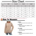 thumbnail image 3 of Tshirts Shirts for Women Women's Fashion Casual Basic Crewneck Long Sleeve Solid Color Tops, 3 of 6