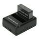 thumbnail image 3 of Batería dual y cargador doble Bling Bling Para batería AHDBT401 cargador USB funcionalidad inteligente, 3 of 12