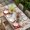 FireBrick Gray, variant on Christmas Table Cloths for 3 Foot Rectangle Tables, Winter Deer Ice Cream Cookies Star Pine Needle Patio Waterproof Elastic Fitted Tablecloths, Washable Rectangular Table Cover for Camping