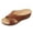 Brown, variant on Linfrsh Comfortable Womens Sandals Women's Platform Sandals with Arch Support, Chunky Lightweight Foam Slip on Slides, Comfortable Summer Beach Sandals with Adjustable Buckle(Brown,Size9)