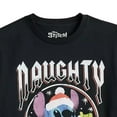 thumbnail image 3 of Disney Lilo and Stitch Men's Naughty Santa Stitch Adult Holiday Graphic Print Tee, 3 of 5