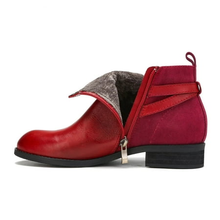 

Ladies Comfy Ankle Booties Odor-proof and Shock-absorbing Suitable for Going Beach Side Wear 41 Red