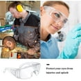 thumbnail image 6 of 6 Pairs Clear Safety Glasses Over Glasses Goggles Anti- fog/ Scratch Eye Protective Polycarbonate Eyewear Safety Goggles for Shooting, Labs, Outdoor, Workplaces Safety Eye Protection, 6 of 8