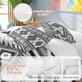 thumbnail image 4 of Gray Boho Duvet Cover Twin Size, Southwestern Ethnic Aztec Retro Geometric Comforter Cover with Zipper Closure, 3 Piece Bedding Sets 1 Duvet Cover 68x86 Inches and 2 Pillow Shams, 4 of 9