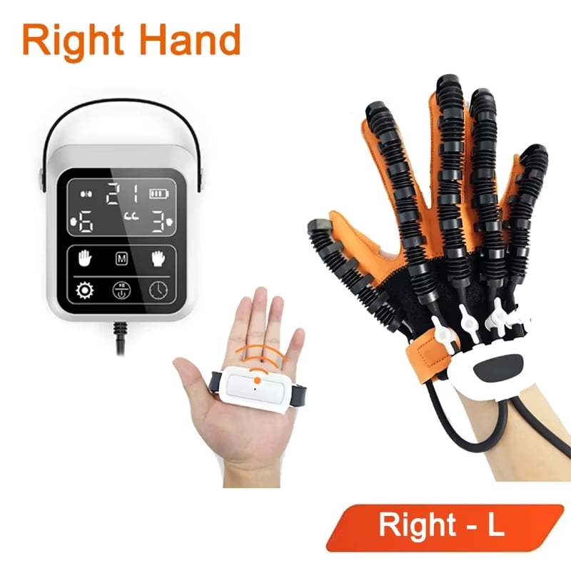 Rehabilitation Robot Gloves Upgrade Hemiplegia Hand Stroke Recovery Equipment For Arthritis Stroke Hemiplegia Patients, Right Hand, L