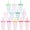 Mixed color B, variant on 24oz Reusable Bow Design Tumbler with Straw & Lid - Cute PP Party Cup for Coffee, Smoothies, Juice, Home, Office, Outdoor & Holiday Gifts