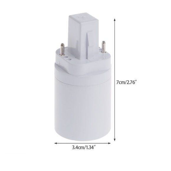 JJKBVCLO 4 To E27 Socket Base Screw LED Lamp Light Bulb Adapter Converter