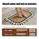 thumbnail image 4 of Alfombra de Lino para Baño | Alfombrilla Antideslizante y Absorbente para Baño, Dormitorio y Entrada | 60X40 Cm, Estampado Multicolor | Lavable a Máquina, 4 of 6
