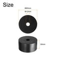 thumbnail image 2 of 4 Packs Rubber Spacers 60mm OD, 12mm ID, 30mm Height Round Anti Vibration Spacer Thick Rubber Washers, 2 of 6