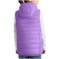 thumbnail image 5 of Diufon Girls Boys Puffer Vest Lightweight Sleeveless Zipper Coat Fall Winter Hooded Vests Warm Outerwear with Pockets, 5 of 10
