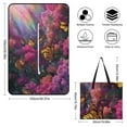 thumbnail image 2 of Rainbow Light Butterflies Vibrant Flowers Garden Outdoor Picnic Blanket, Foldable Waterproof Beach Mat, Portable Beach Blanket for Beach Camping, Hiking, Family Concerts, 2 of 8