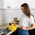 thumbnail image 2 of Costway 1050W Multi-purpose Handheld Pressurized Steam Cleaner  Yellow, 2 of 11