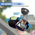 thumbnail image 3 of Universal Car Baby Mirror – 360° Adjustable Wide Angle Convex Rearview Mirror with Suction Cup for Rear-Facing Seats, HD Car Interior Safety Mirror for Viewing Backseat Passengers (1PC), 3 of 6