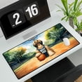 thumbnail image 3 of Happy Father's Day Afghan Hound Playing Basketball with Best Dad Jersey Desk Mat Full Keyboard Mouse Pad Dog Lover Large Mousepad - 13006, 3 of 5