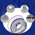 thumbnail image 3 of Inflatable Recovery Collar for Dogs - Post-Surgery Anti-Licking Cone, Adjustable Soft E-Collar for Small Medium Large Pets, 3 of 5