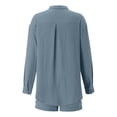 thumbnail image 7 of Short Sets Women Two Piece Set Button Down Blouse and Shorts Women Summer Outfits Beach Sets for Women, 7 of 7