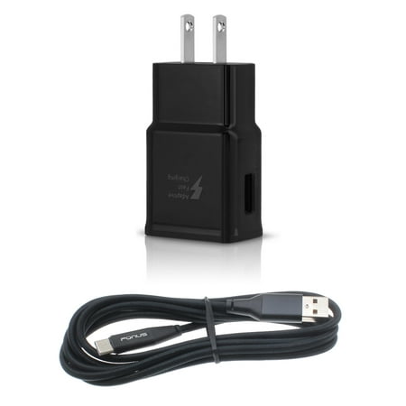 6ft USB Cable Type-C Fast Home Charger Quick Power Adapter R1J for Lenovo Moto Tab (10.1) - LG G5 G6, V20 V30 V40 ThinQ, V35 ThinQ, Q7 Plus, G8X ThinQ, G Pad X II 10.1, V50 ThinQ 5G