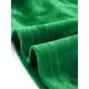 thumbnail image 5 of Falda corta ajustada de terciopelo para mujer Inspire Chic, con fruncidos, tamaño XS, color verde, 5 of 6