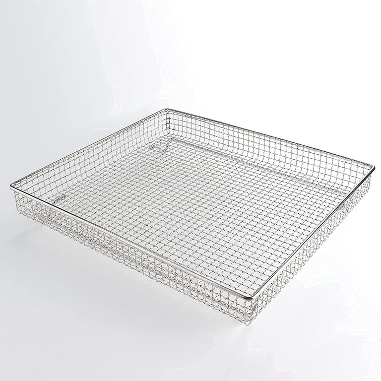  Air Fryer Tray Replacement for Cuisinart TOA-26 TOA-28 Toaster Air  Fryer Convection Oven, 10.7 * 9.8'' Non-stick Mesh Air Fryer Stainless  Steel Basket Wire Rack Accessories Parts, Dishwasher Safe : Home