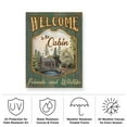 thumbnail image 3 of Jean Plout 'Wilderness Lodge 25' Outdoor Canvas 32x24, 3 of 5