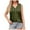 Army Green, variant on Camisole Tank Tops for Women V Neck Soild Color Satin Vest Shirt Fashionable Summer Y2K Going Out Basic Cami Shirt