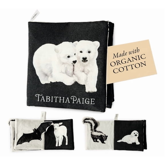 Tabitha Paige Children's Book Crinkle Book Made with Organic Cotton: High-Contrast Art for Sensory Play and On-The-Go Fun, (Hardcover)