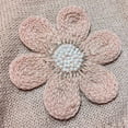 thumbnail image 7 of Collared Floral Sweater Womens Long Sleeve Casual Pullover Sweaters Office Fall Knitted Tops for Women Khaki, M, 7 of 7
