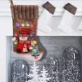 thumbnail image 1 of Medias navideñas, calcetines navideños, bolsas de regalo, calcetines navideños suaves, soportes de regalo, sacos colgantes navideños para hogares, Estilo muñeco de nieve, 1 of 10