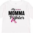 thumbnail image 4 of Inktastic Breast Cancer Awareness My Momma is a Fighter Boys or Girls Long Sleeve Toddler T-Shirt, 4 of 5