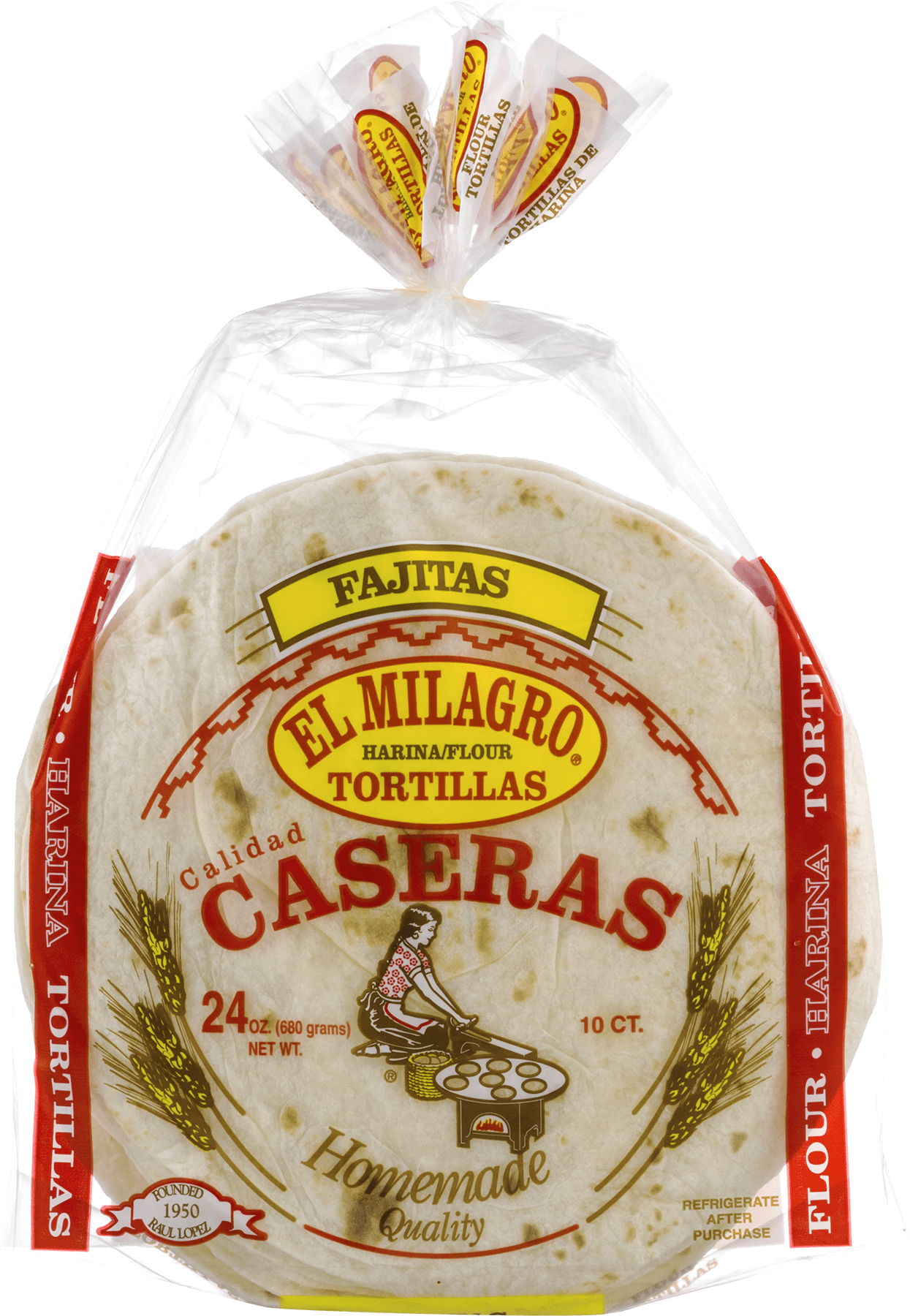 El Millagro Flour Tortilla - 24 oz
