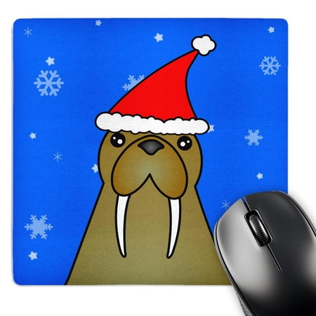 3dRose  Cute Walrus Santa Hat and Snowflakes  MousePad price history on PriceWatchPro