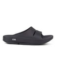 thumbnail image 2 of Sandalias Recovery Slide OOFOS OoAhh negras para mujer 8 hombres 6, 2 of 7