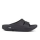 thumbnail image 2 of Sandalias Recovery Slide OOFOS OoAhh negras para mujer 8 hombres 6, 2 of 7