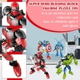 thumbnail image 3 of Anmirz War Machine Building Blocks, 8in War Machine Toy Building Sets, War Machine Sets, War Machine Minifigures, Collectible Display Set and Toy for Adults and Kids, War Machine, 3 of 6
