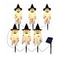 thumbnail image 2 of 6Pack Solar Halloween Witch Ghost Garden Stake Light, Spooky Halloween Ghost Decor, Waterproof LED Stake Decorations Outdoor Garden Patio Lawn Pathway, 2 of 6