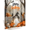 thumbnail image 1 of Cortina Ducha Dibujos Animados Lindo Fantasma Halloween Con Ganchos Baño Espeluznante, 1 of 9
