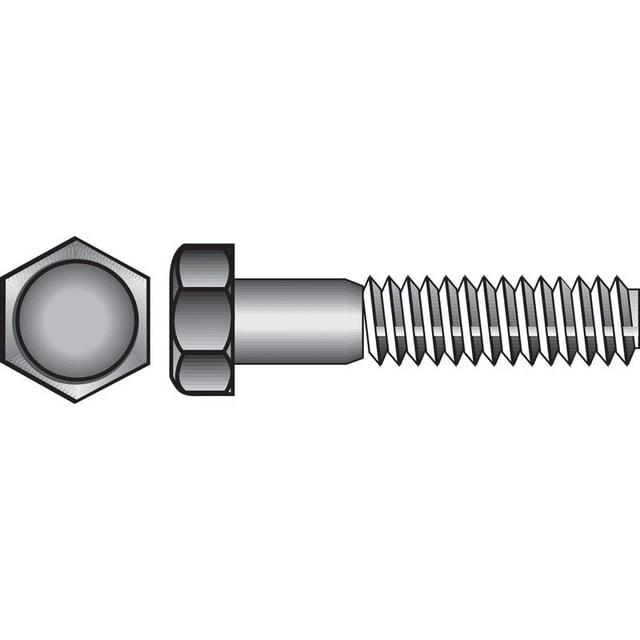 Tornillo con cabeza hexagonal Hillman, acero inoxidable 1/4-20, 2 pulgadas, 100 unidades